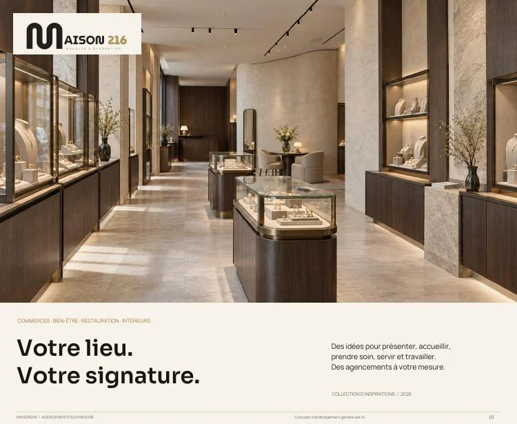 Couverture du catalogue d’agencements Maison216