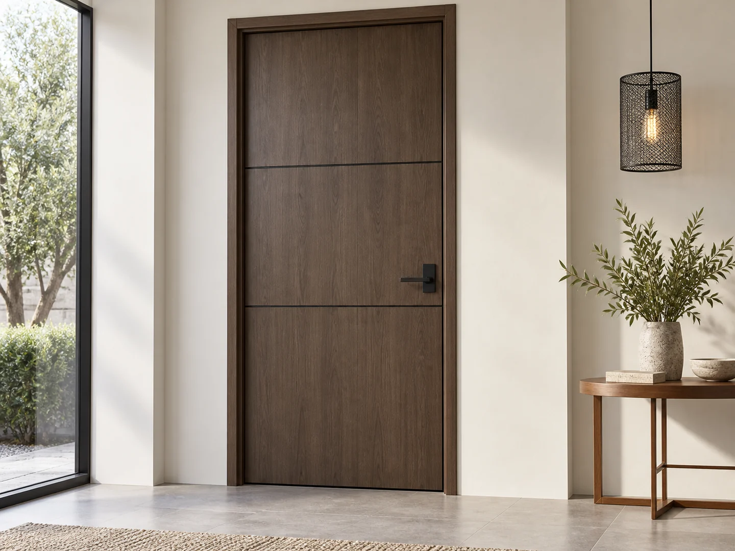 Porte bois massif sur mesure