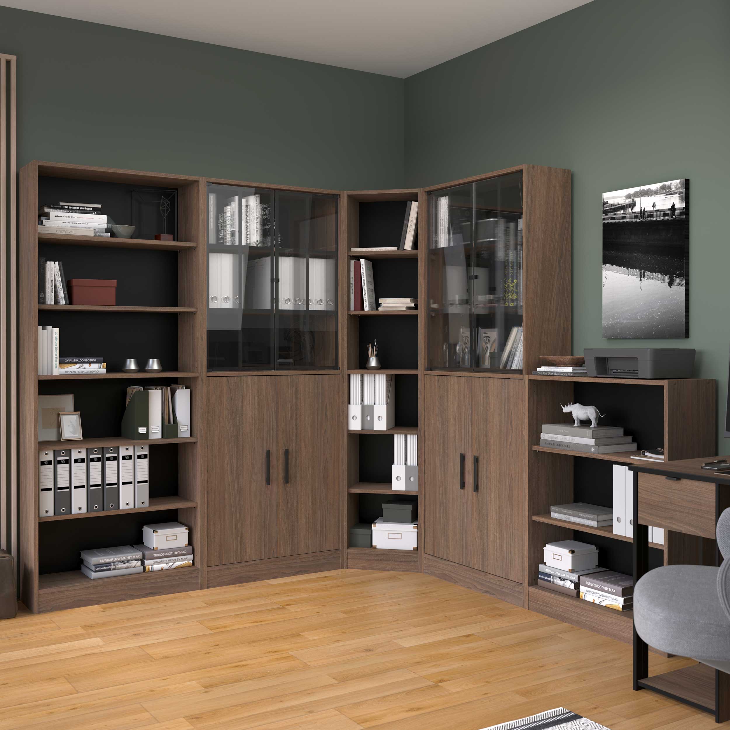 2 portes Joséphine Noix - Large - Image 2