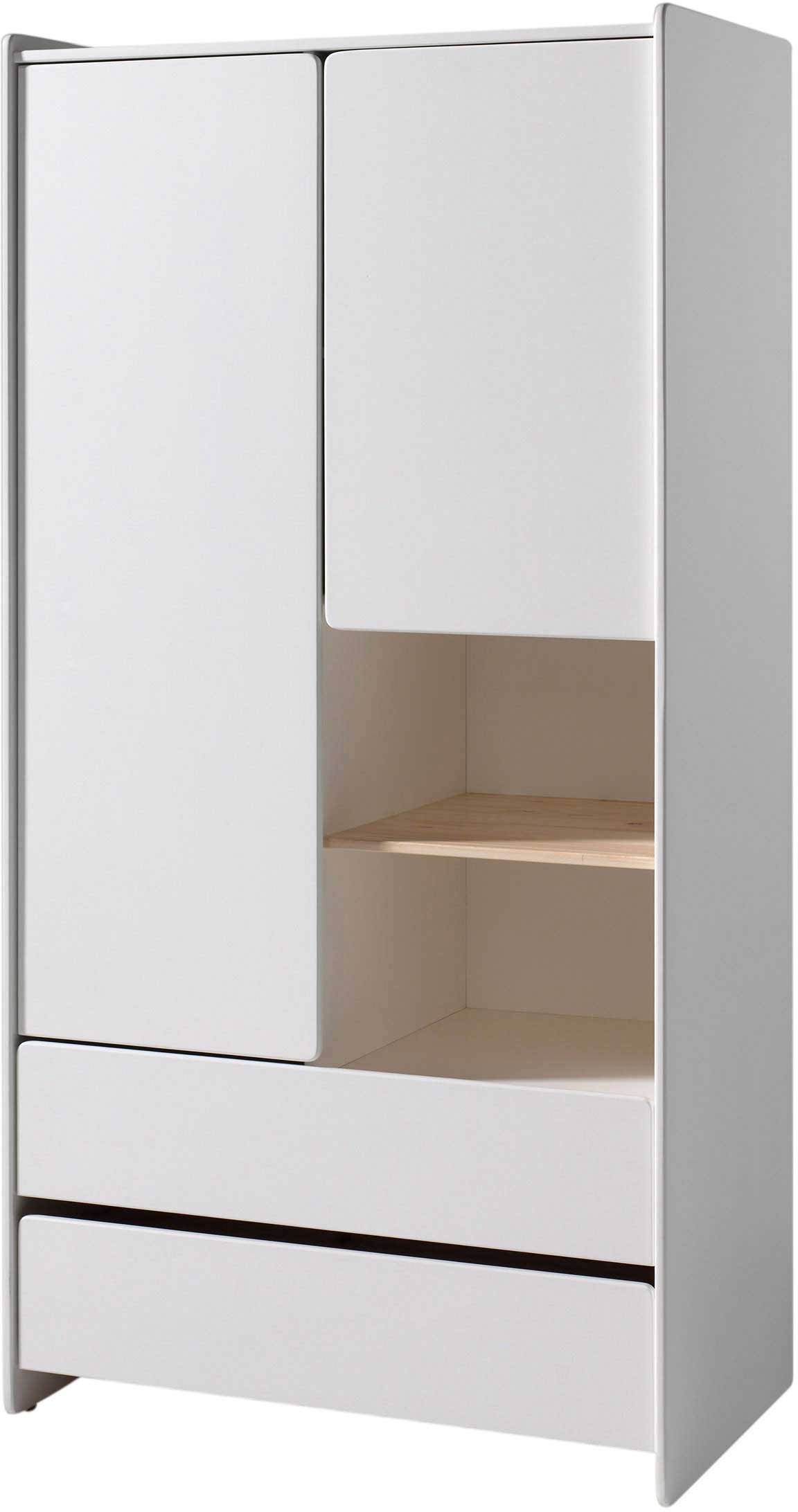Armoire 2 portes Kiddy - blanc - Image 5