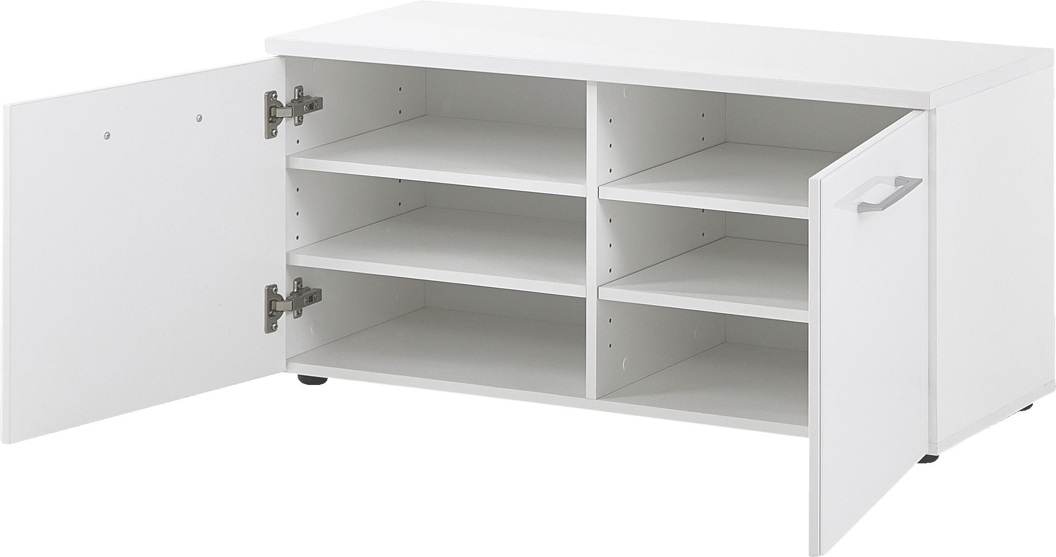 Armoire à chaussures Scifo 97cm avec 2 portes - blanc - Image 6