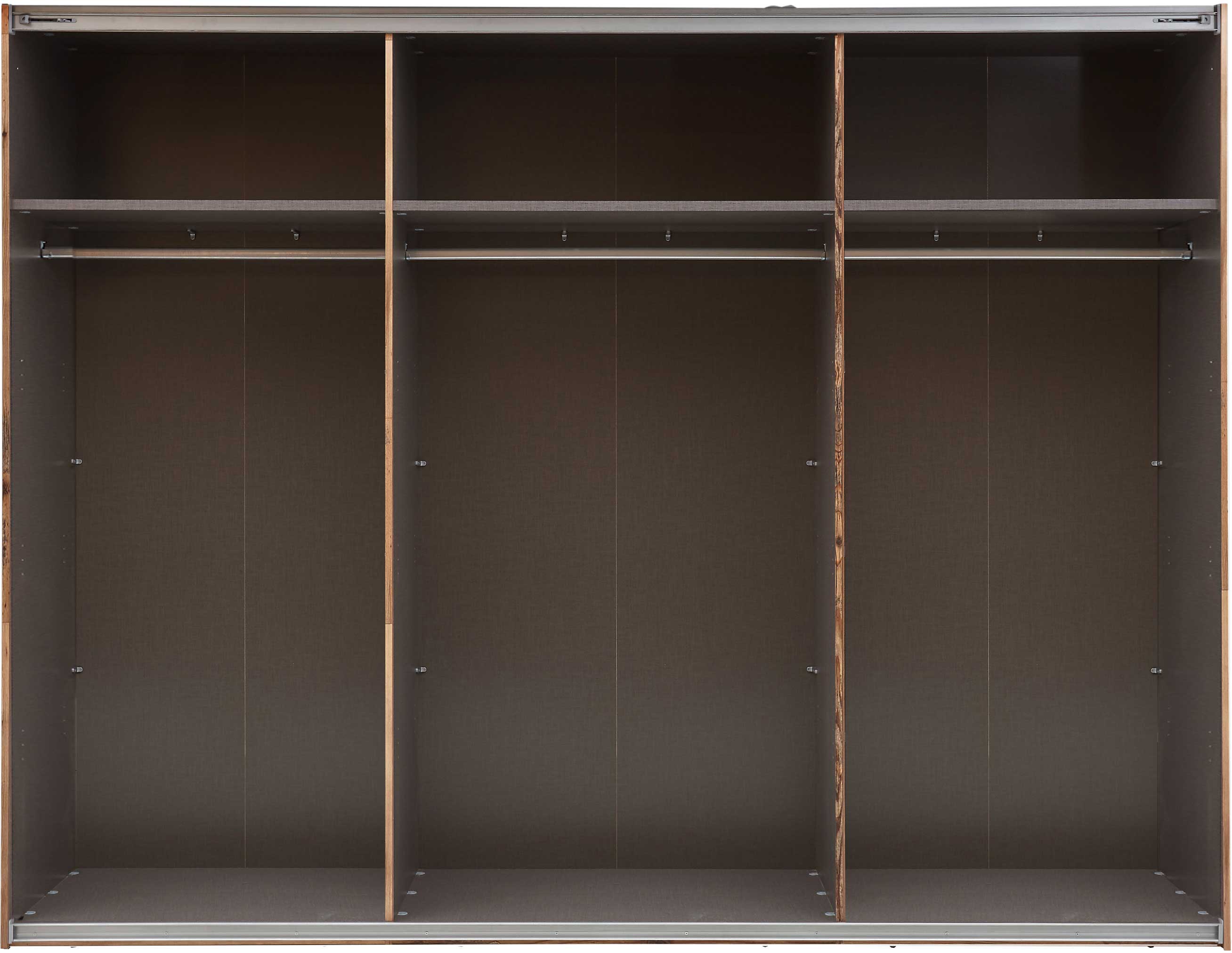 Armoire à vêtements Kalas 270cm avec 2 portes - gris/brun - Image 2