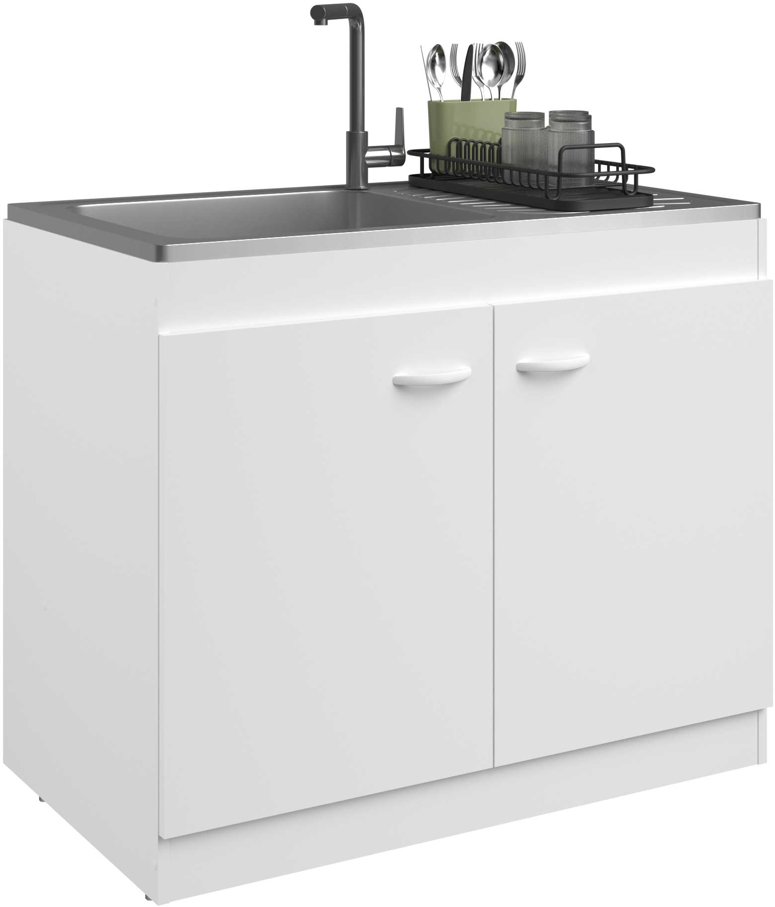 Armoire basse pour évier avec 2 portes (100 cm). - Image 7