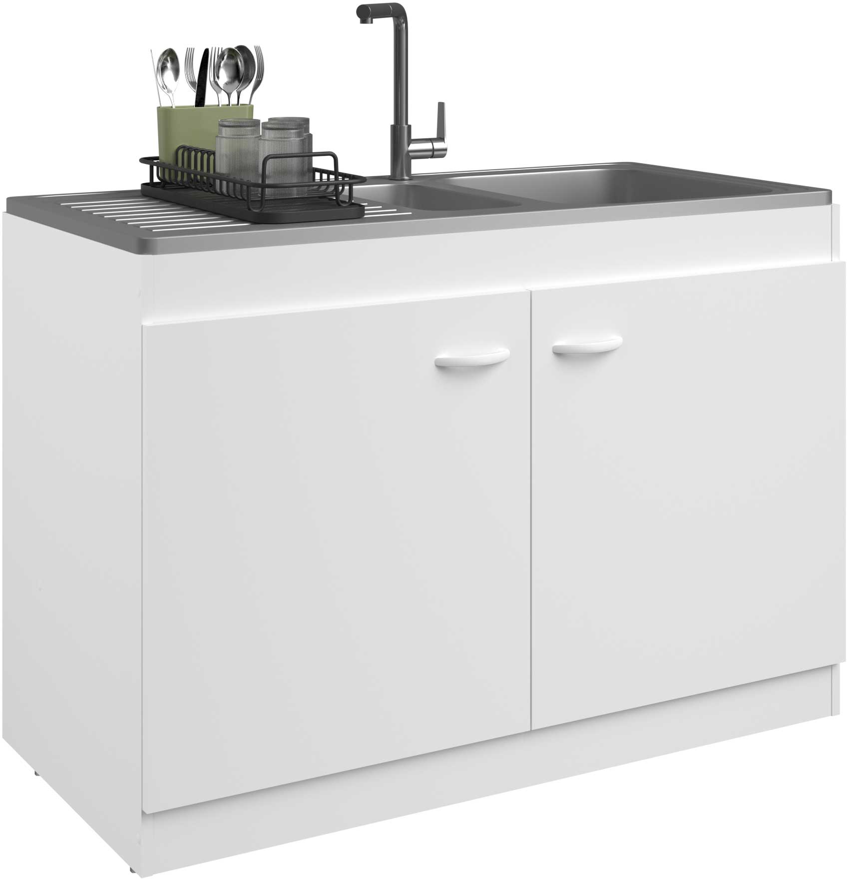 Armoire basse pour évier avec 2 portes (120 cm). - Image 7