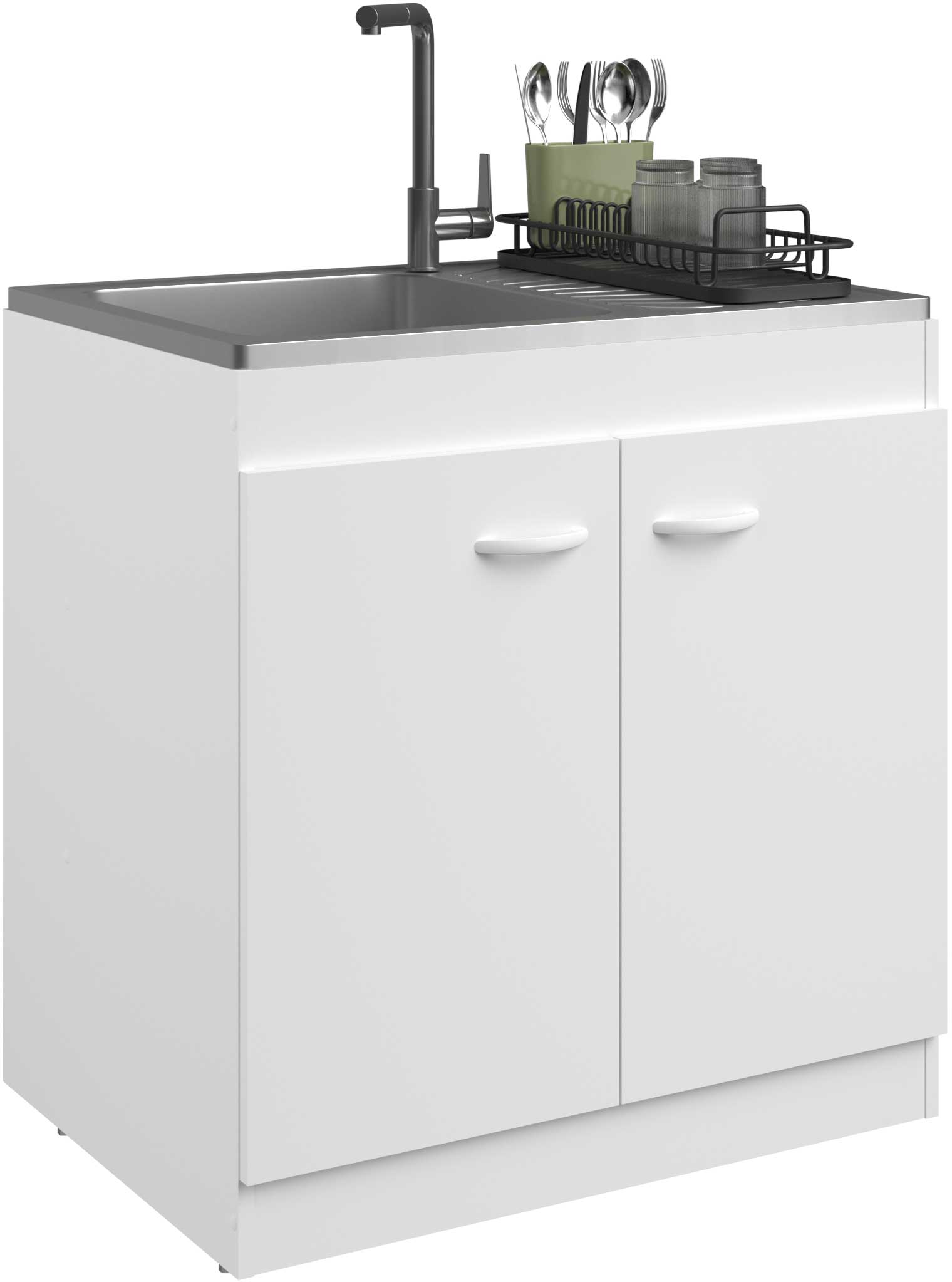 Armoire basse pour évier avec 2 portes (80 cm). - Image 7