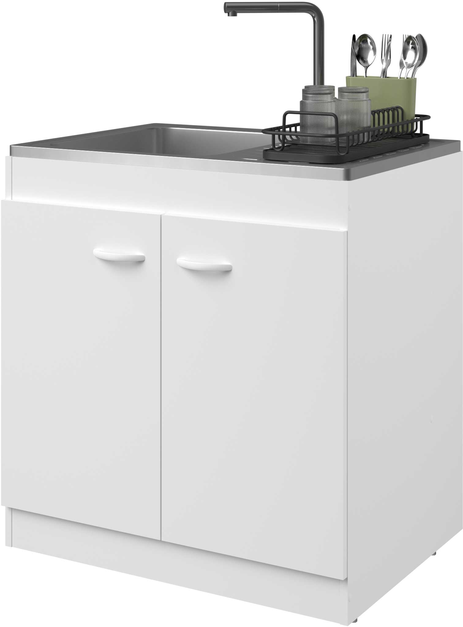 Armoire basse pour évier avec 2 portes (80 cm). - Image 9