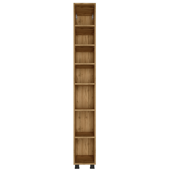 Armoire colonne ouverte Malvo 25cm 5 étagères - chêne - Image 9