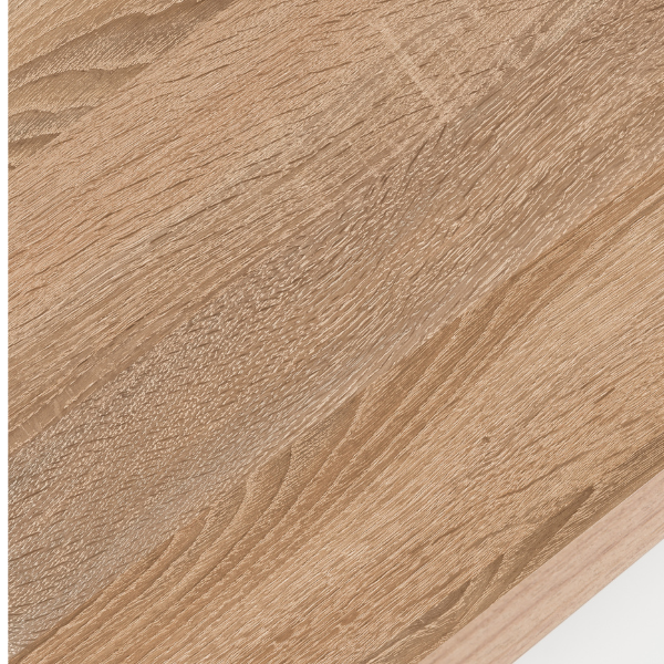 Armoire d'angle Ragnar 110cm avec porte & tiroir - blanc brillant/chêne - Image 5