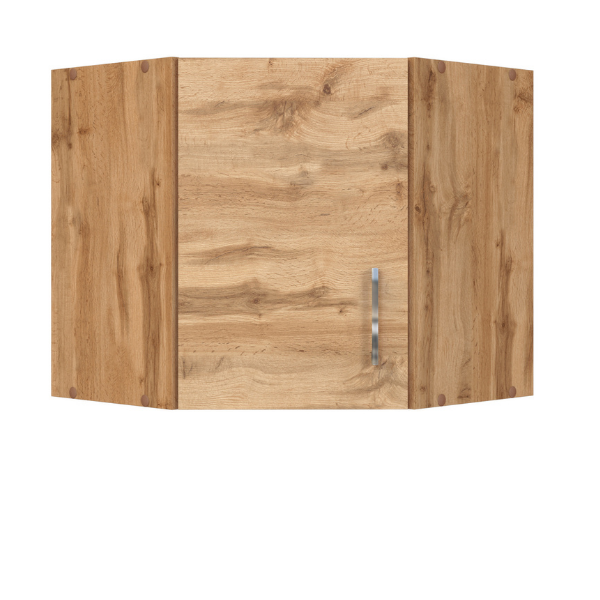 Armoire d'angle Sorrella 60cm 1 porte - chêne - Image 7