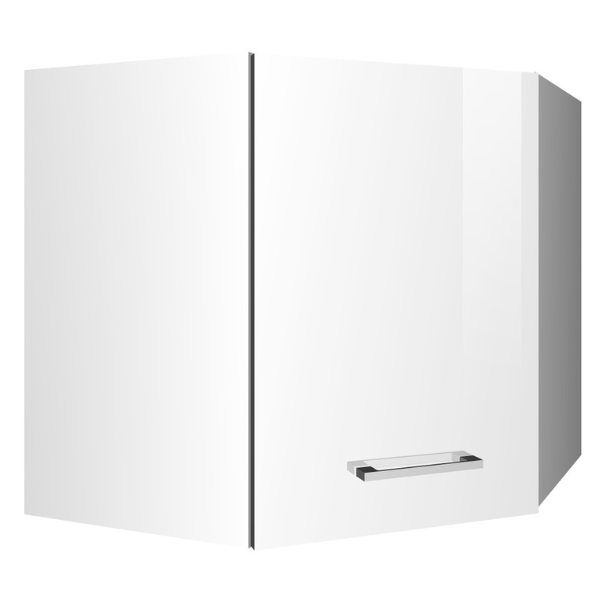 Armoire d'angle Ragnar 60cm - blanc brillant