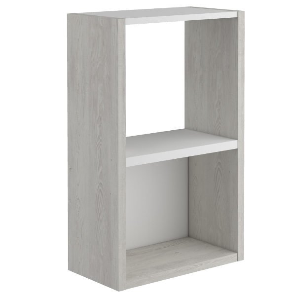 Armoire de bureau Bo0 - pin/blanc