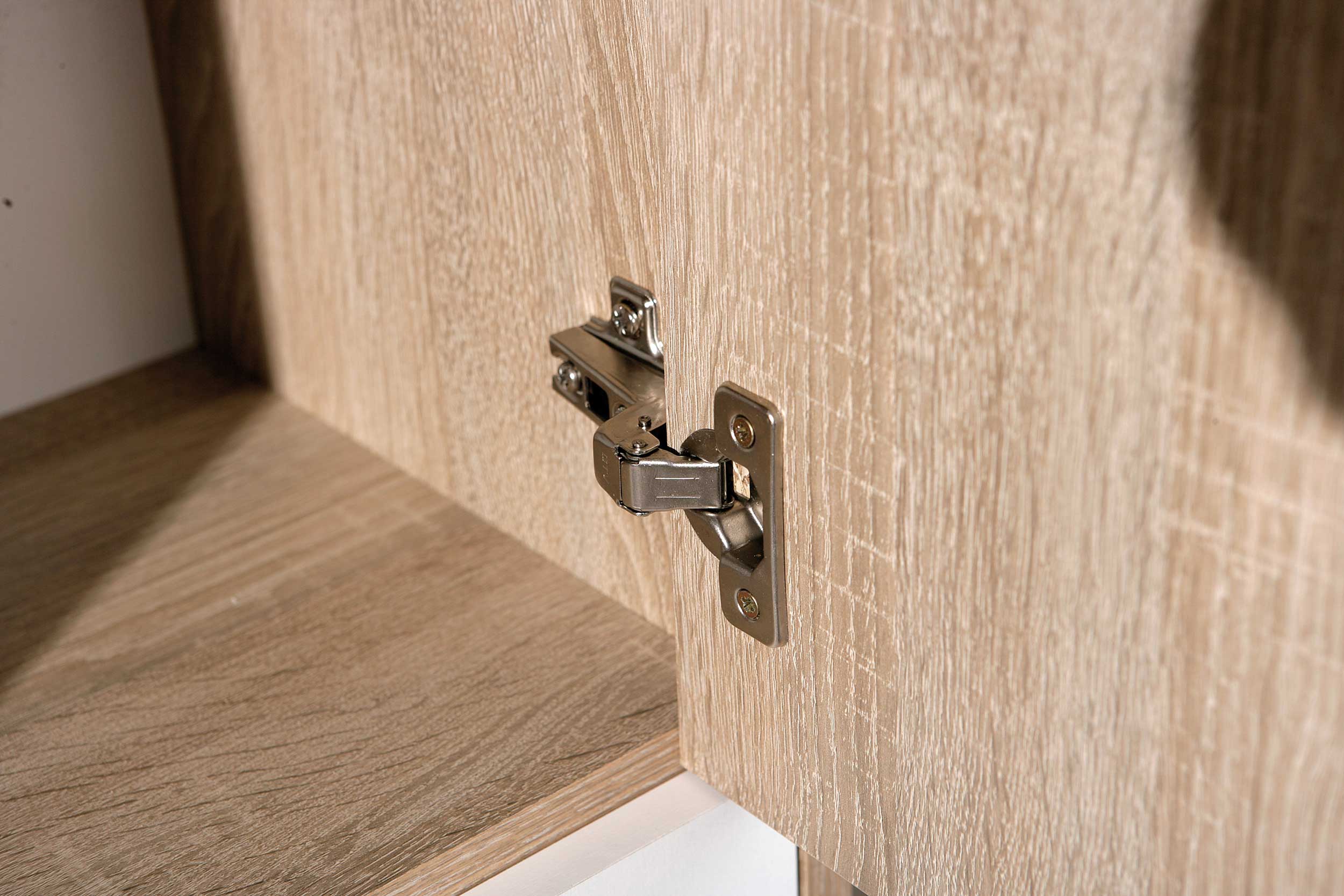 Armoire de rangement Nicolus 6 compartiments - chêne - Image 2