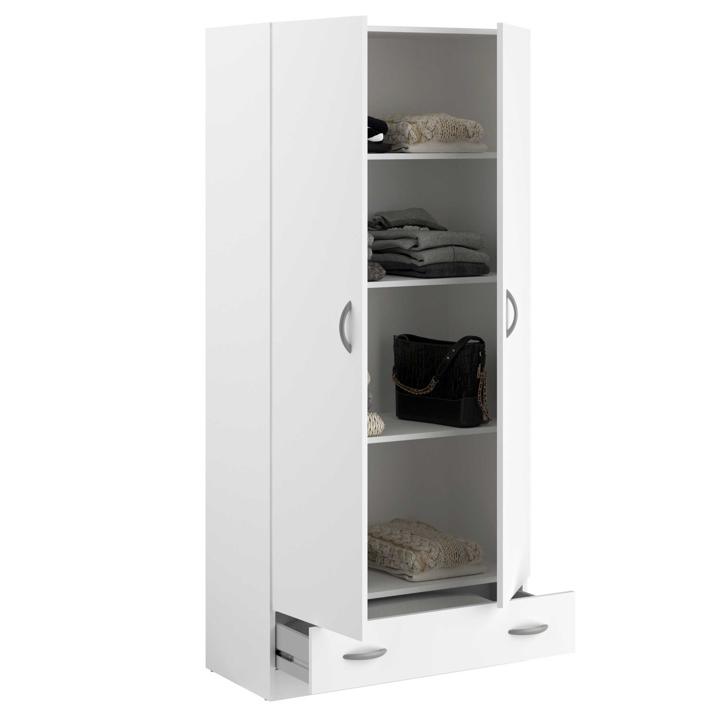 Armoire de rangement Odell - blanc - Image 3