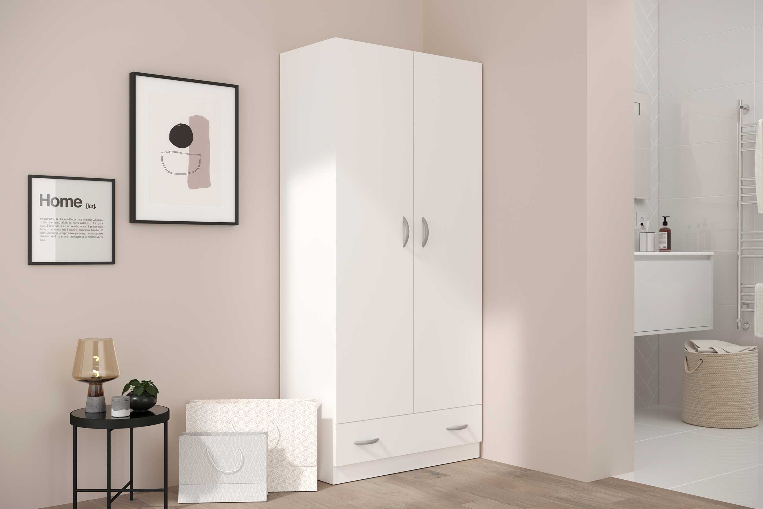 Armoire de rangement Odell - blanc - Image 10