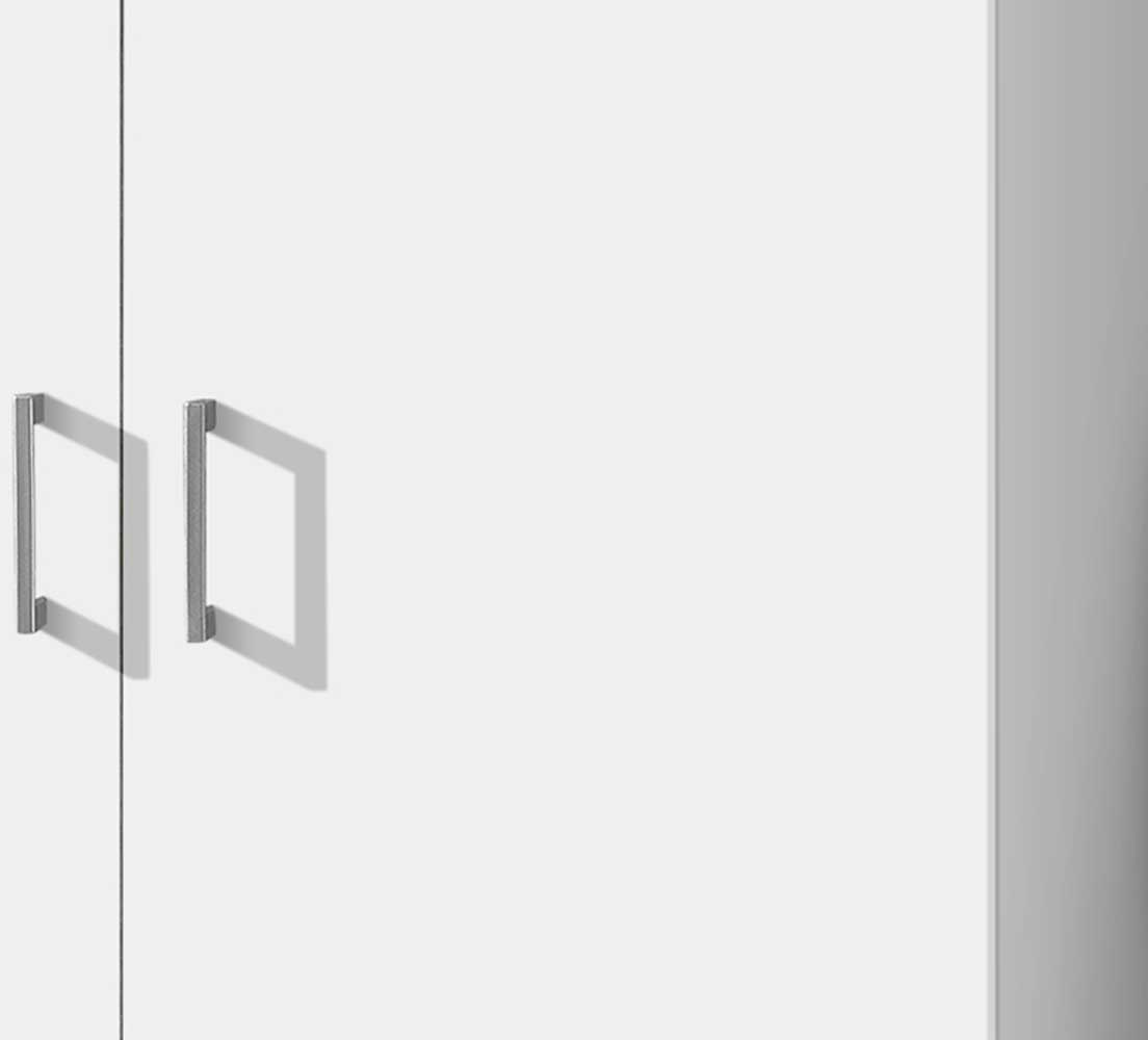 Armoire de rangement Ray 80cm à 2 portes et 4 tablettes - wit - Image 4