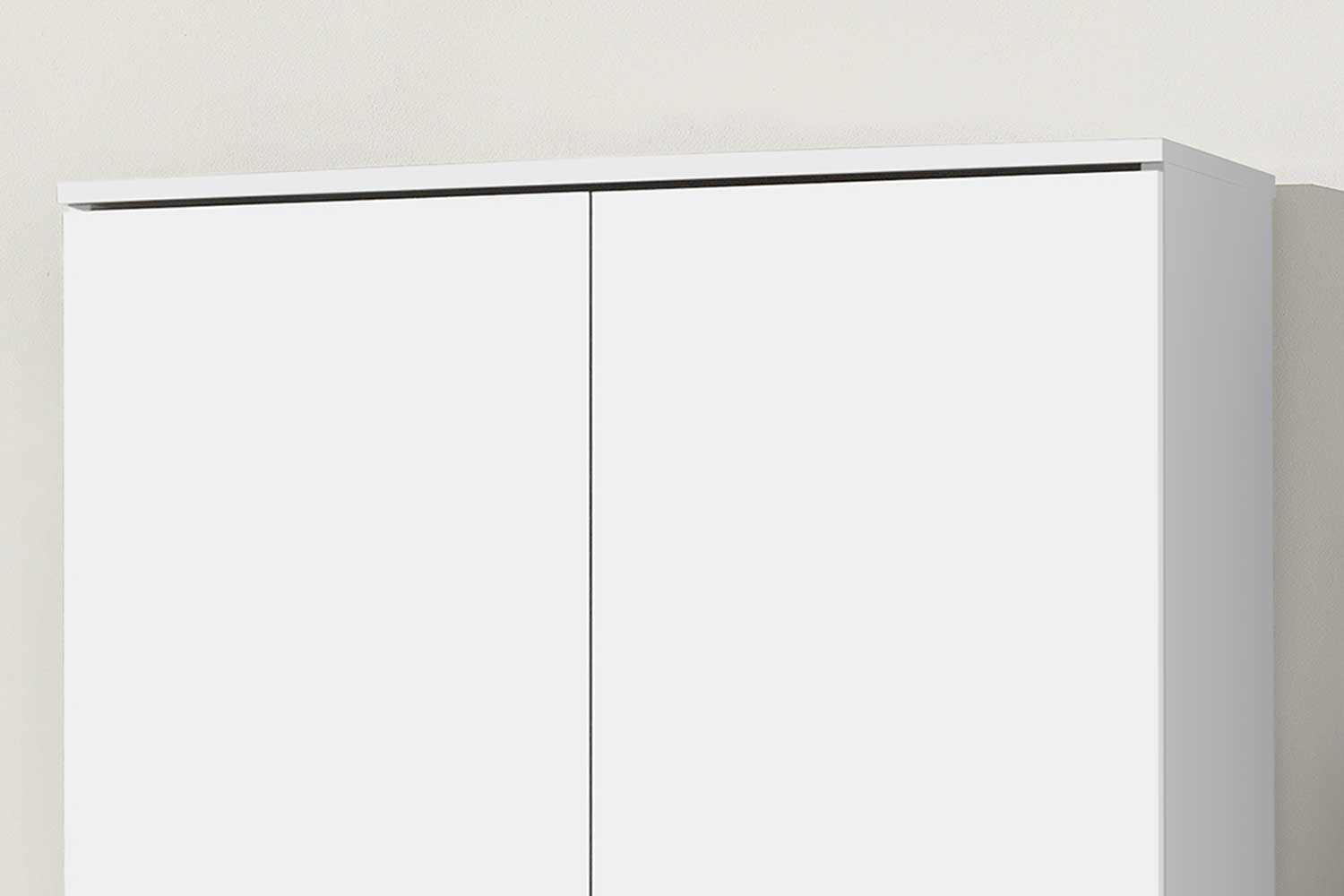 Armoire de rangement Ray 80cm à 2 portes et 4 tablettes - wit - Image 5