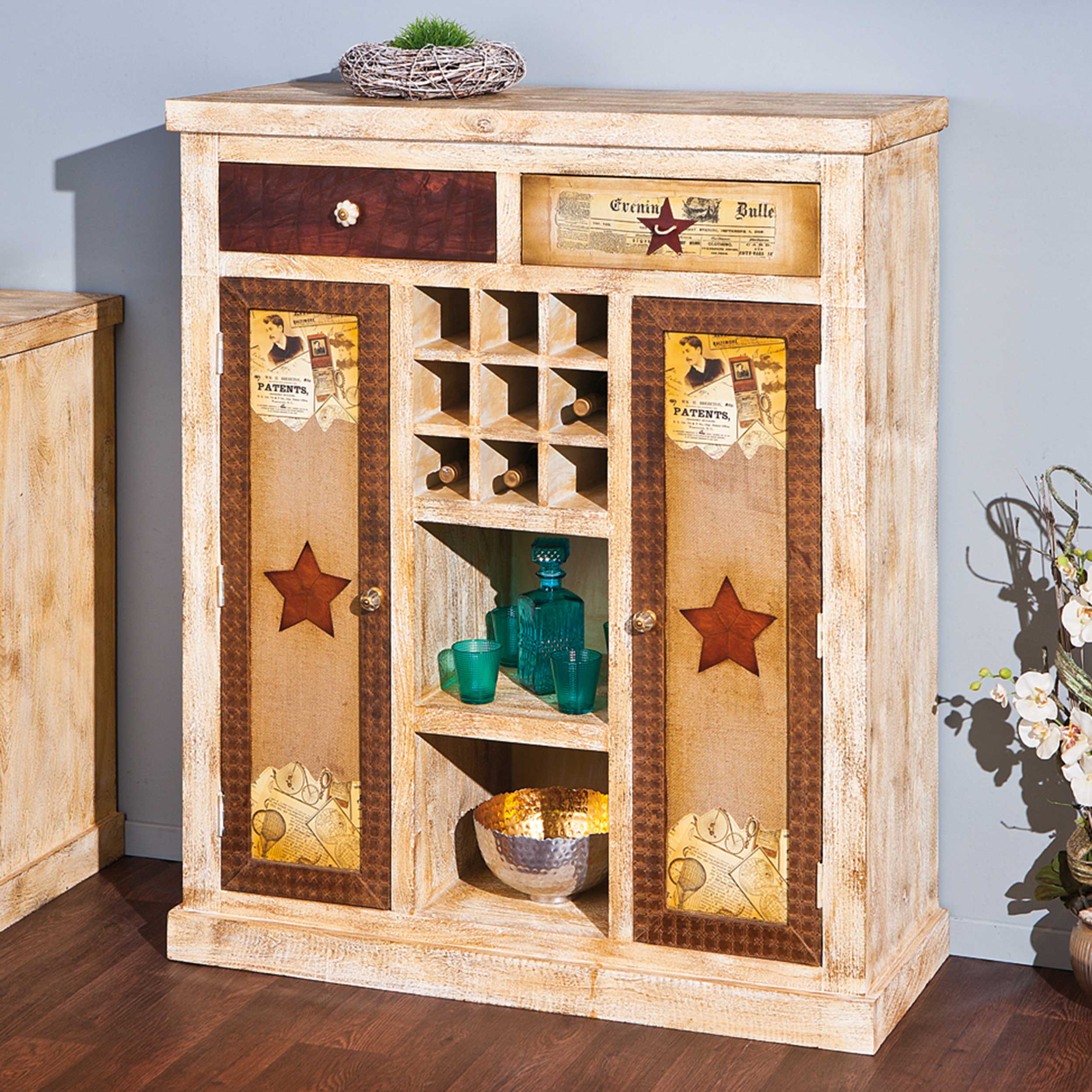 Armoire de rangement Tulsa haute