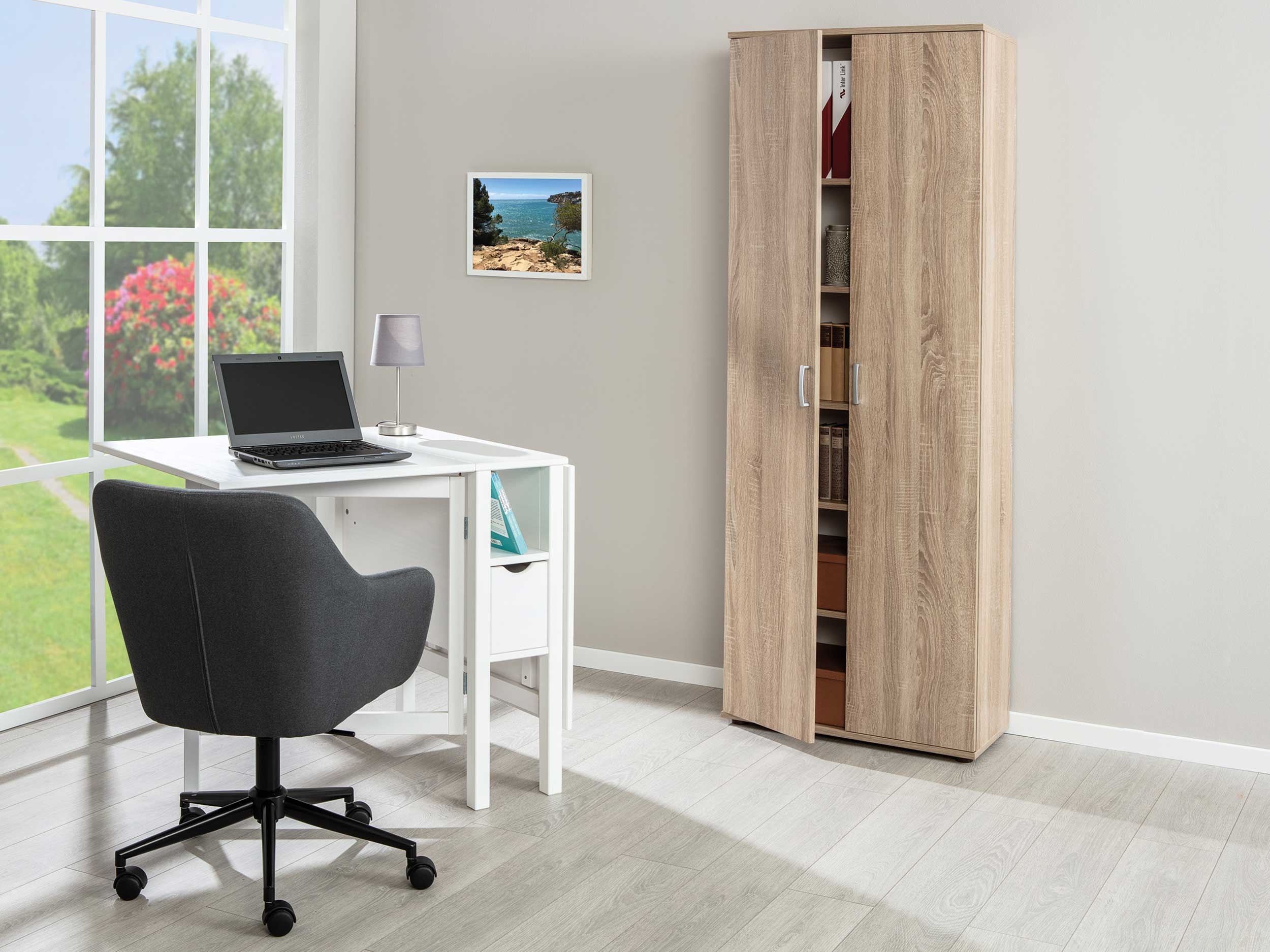 Armoire de rangement Vetra - chêne - Image 4