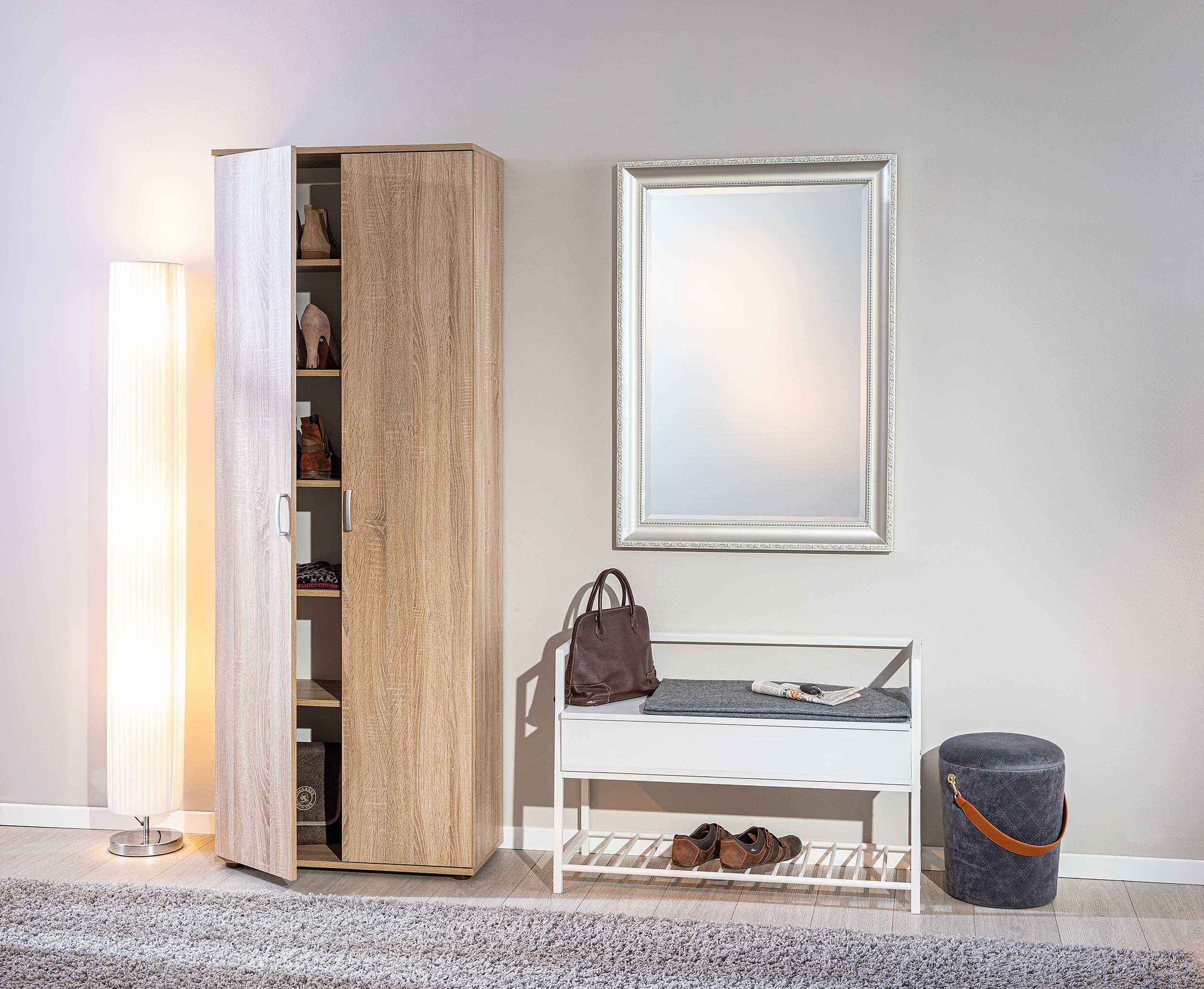 Armoire de rangement Vetra - chêne - Image 10