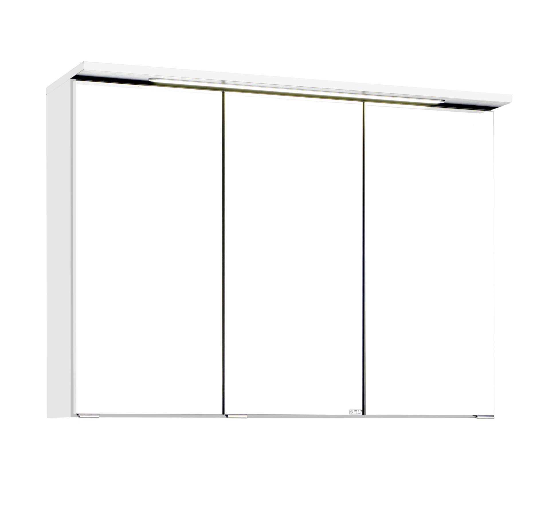 Armoire de toilette Bobbi 90cm modèle 1 3 portes & eclairage LED - blanc - Image 10