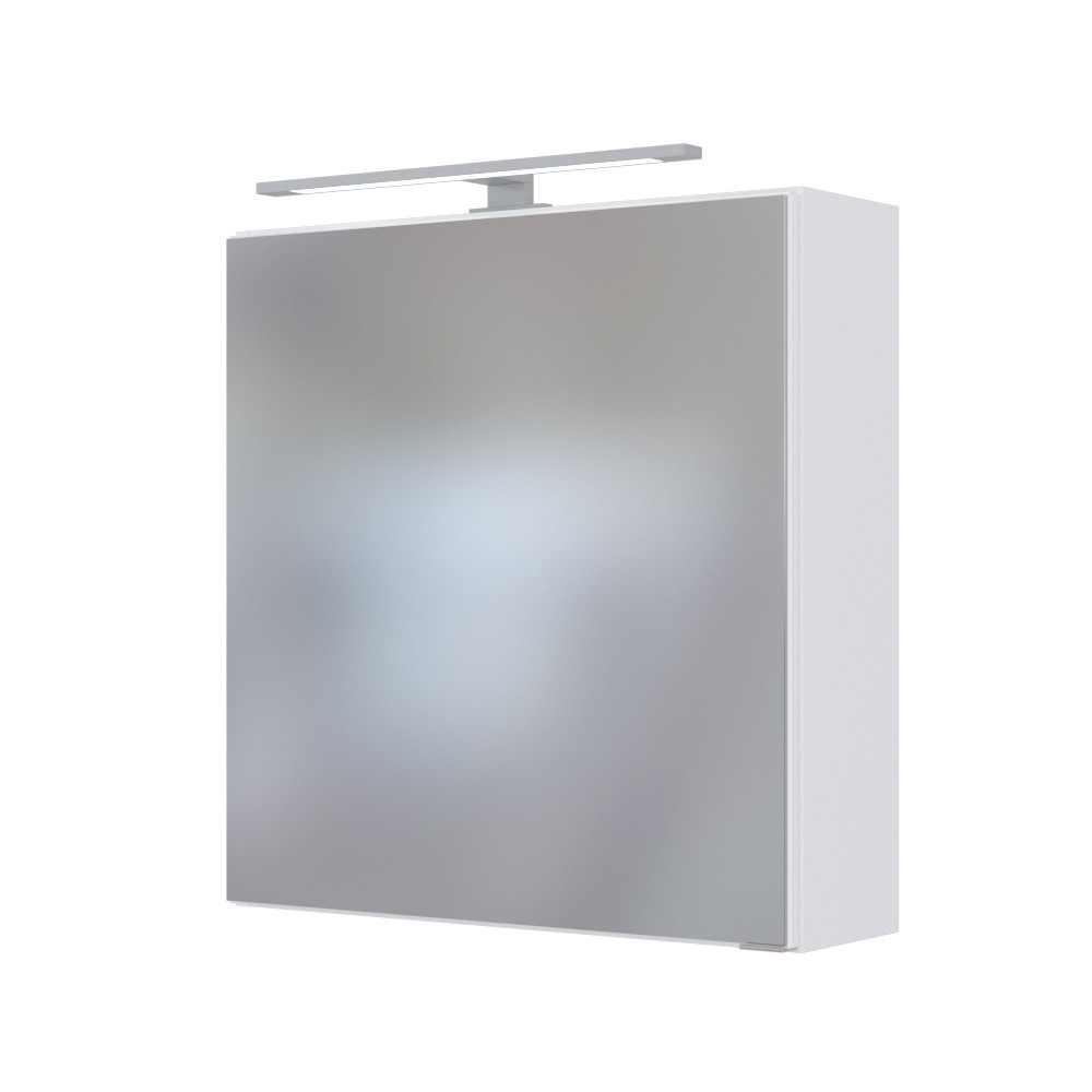 Armoire de toilette Dasa 60cm à 1 porte - blanc - Image 3