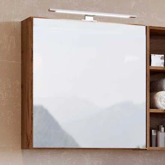 Armoire de toilette Dasa 60cm à 1 porte - chêne wotan