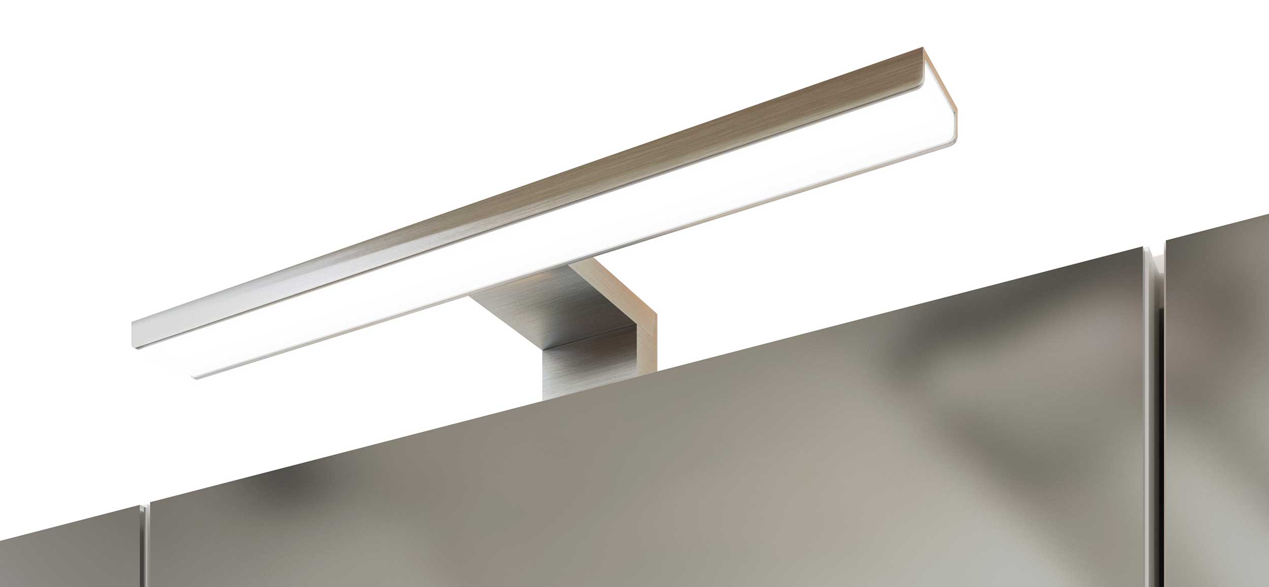 Armoire de toilette Hansen 100cm 3 portes - blanc - Image 8