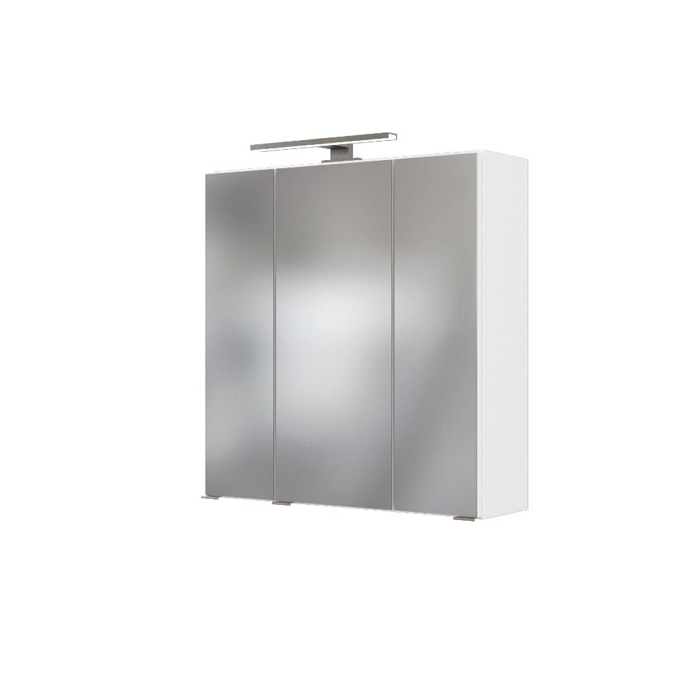 Armoire de toilette Hansen 60cm 3 portes - blanc - Image 10