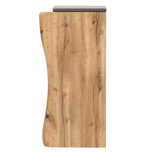 Armoire de toilette Karan 37cm 1 porte - chêne/anthracite - Image 10