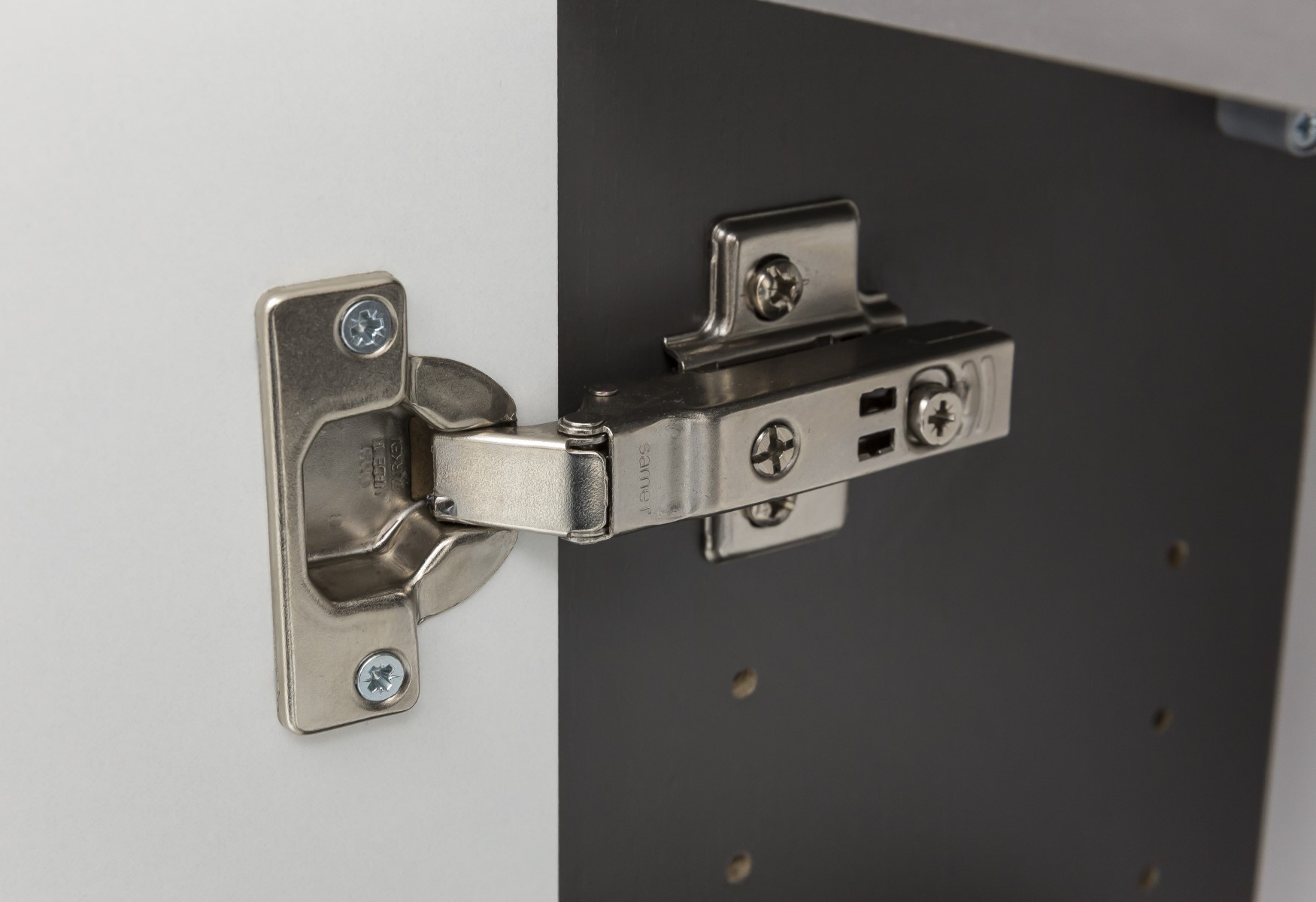 Armoire de toilette Luna 100cm avec 3 portes et éclairage LED - chêne - Image 4