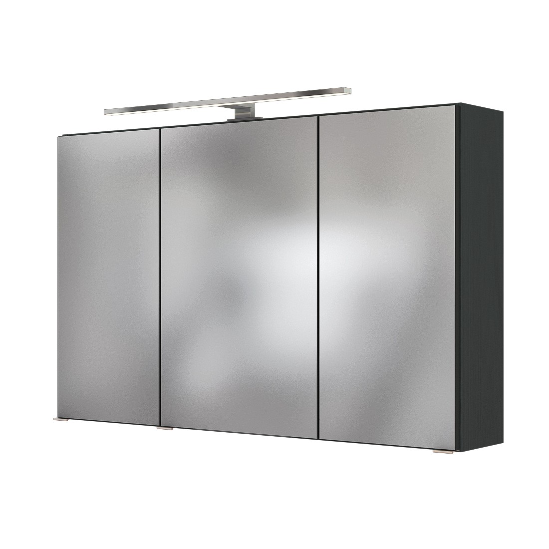 Armoire de toilette Pisca 100cm 3 portes - gris graphite - Image 11