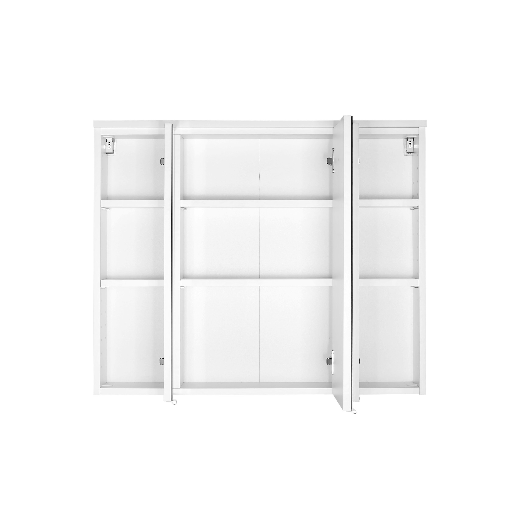 Armoire de toilette Pollet 80cm 3 portes - blanc - Image 8
