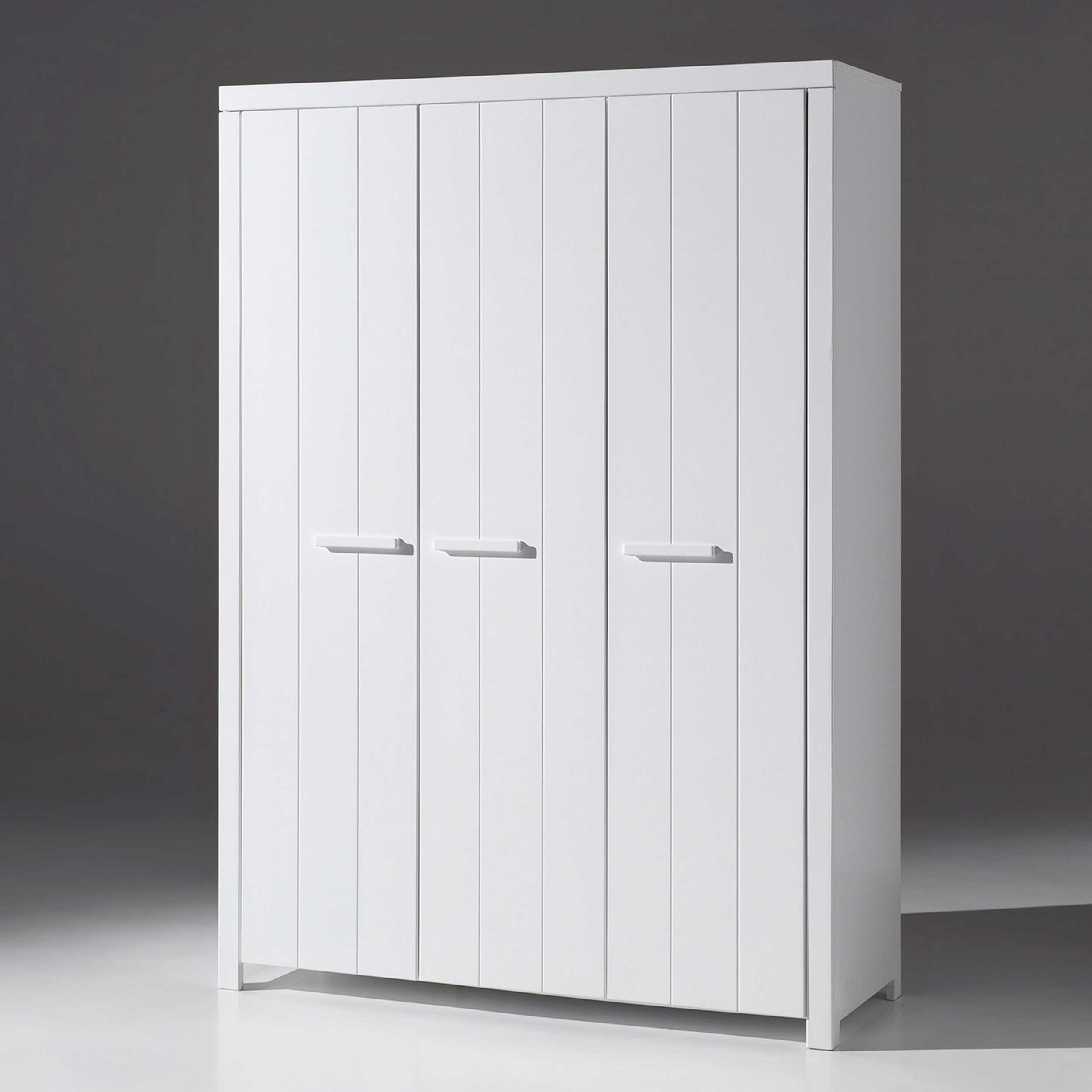 Armoire Erik 3 portes - blanc - Image 6