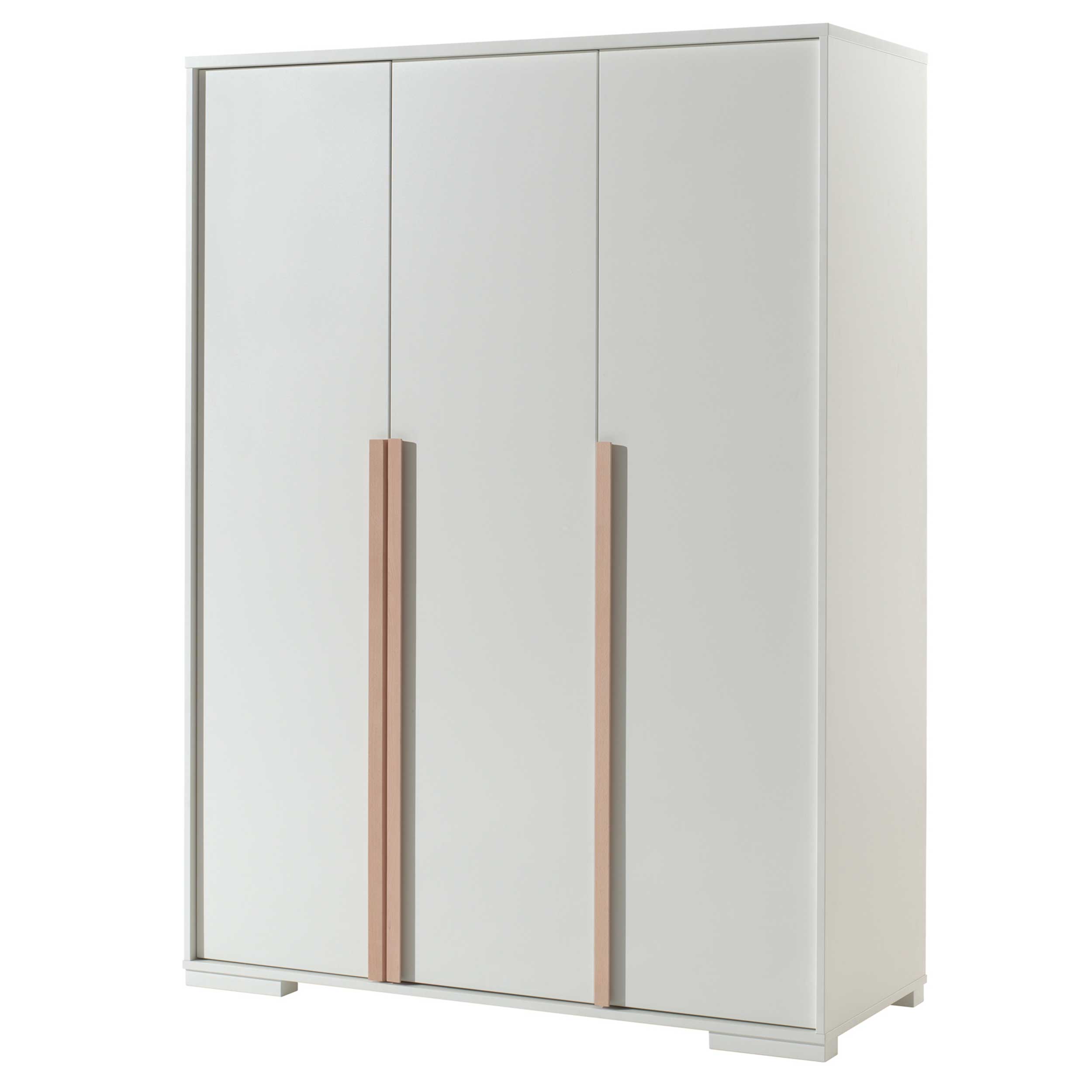Armoire London 146cm avec 3 portes - blanc - Image 6