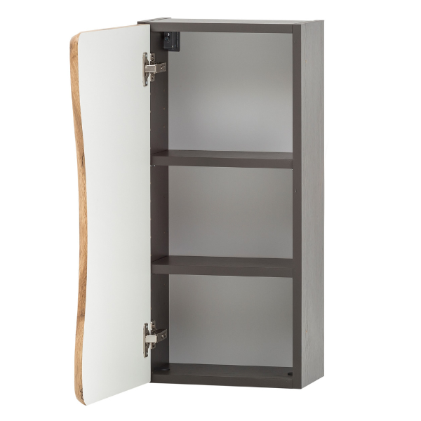 Armoire murale Karan 37cm 1 porte - chêne/anthracite - Image 7