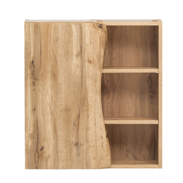 Armoire murale Karan 60cm 1 porte - chêne - Image 9