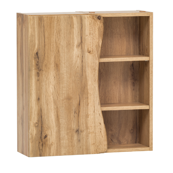 Armoire murale Karan 60cm 1 porte - chêne - Image 10