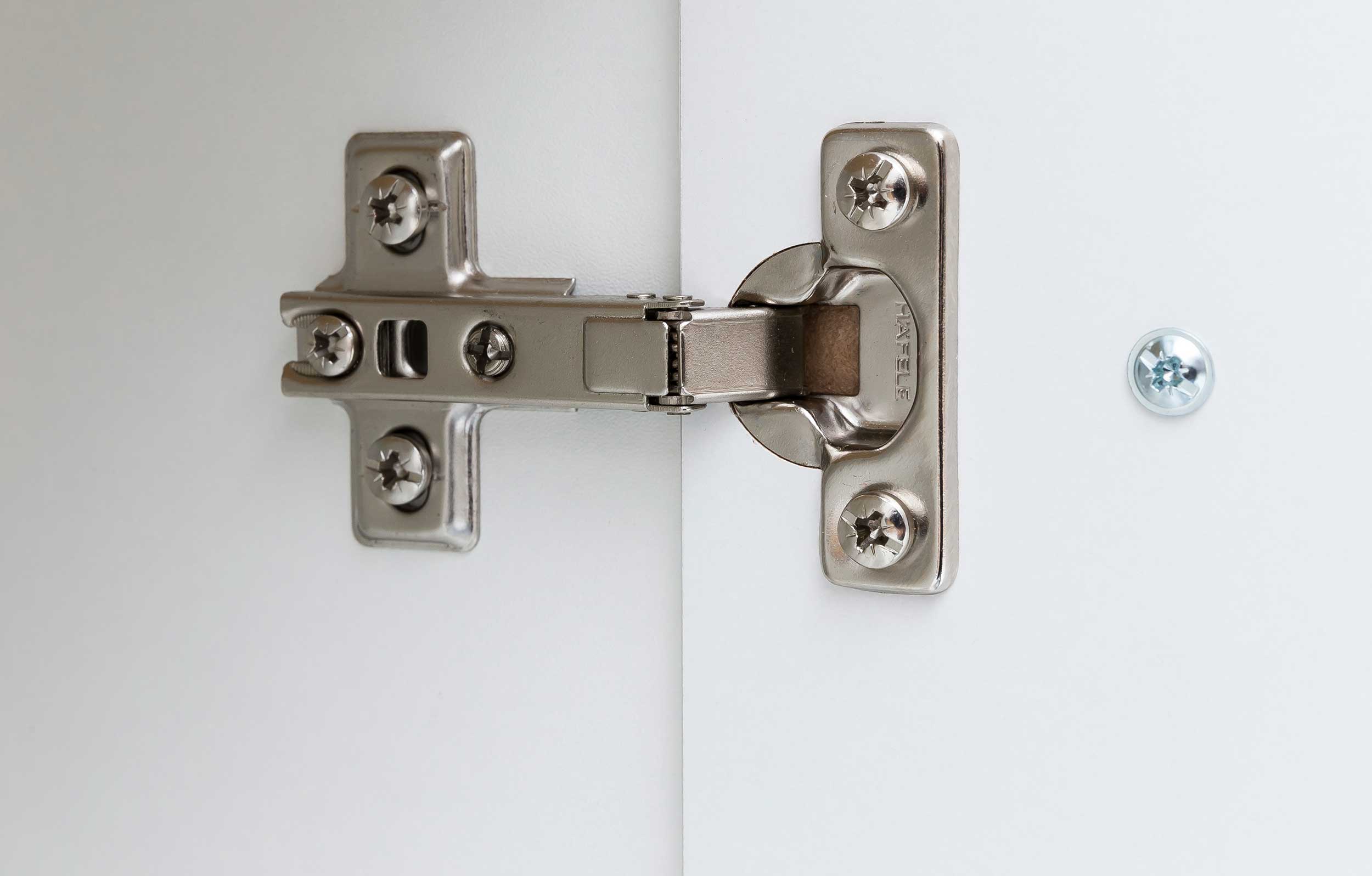 Armoire murale Pares 30cm 1 porte - blanc/chêne wotan - Image 4