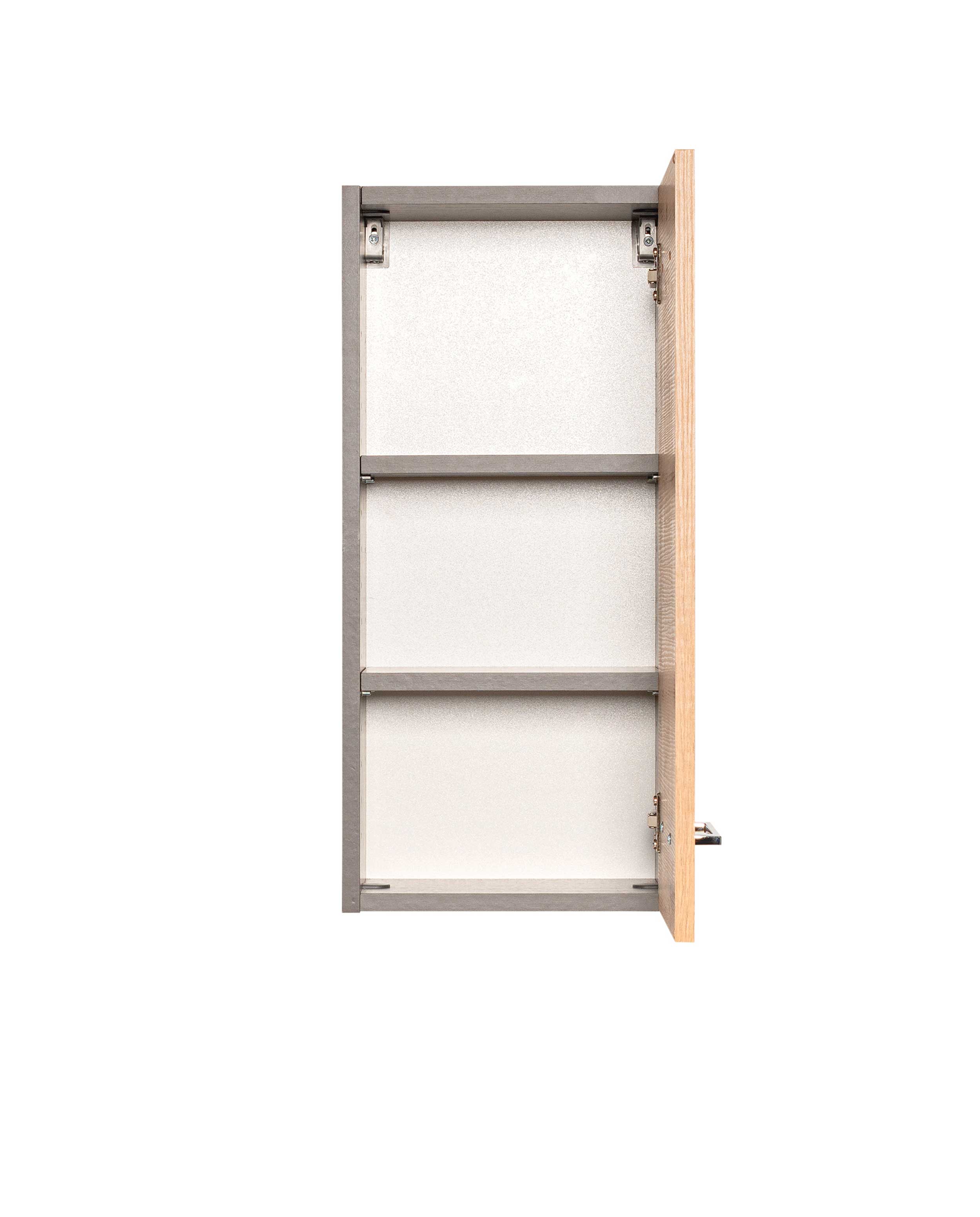 Armoire murale Pares 30cm 1 porte - graphite/chêne wotan - Image 7