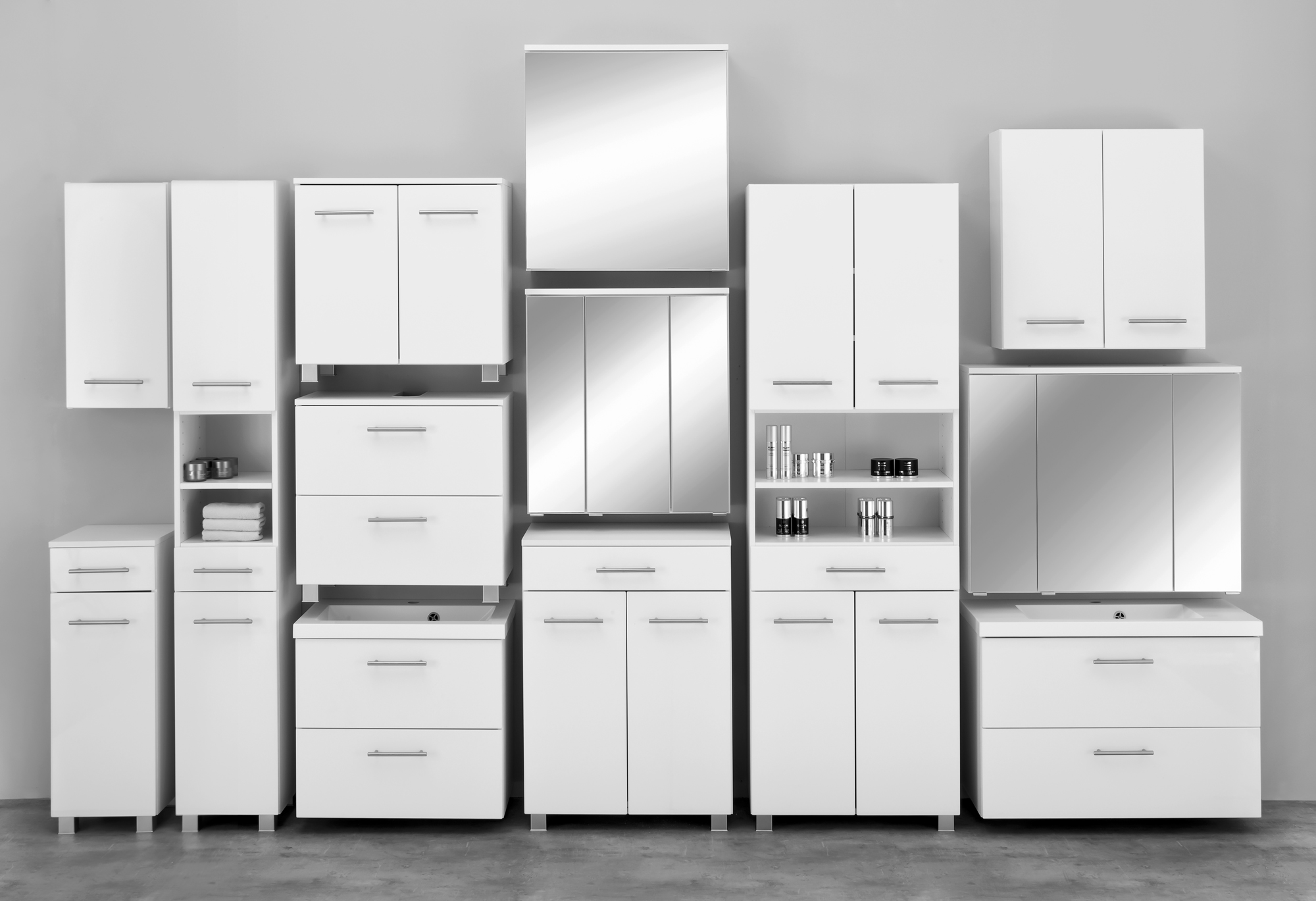 Armoire murale Pollet 30cm 1 porte - blanc - Image 2