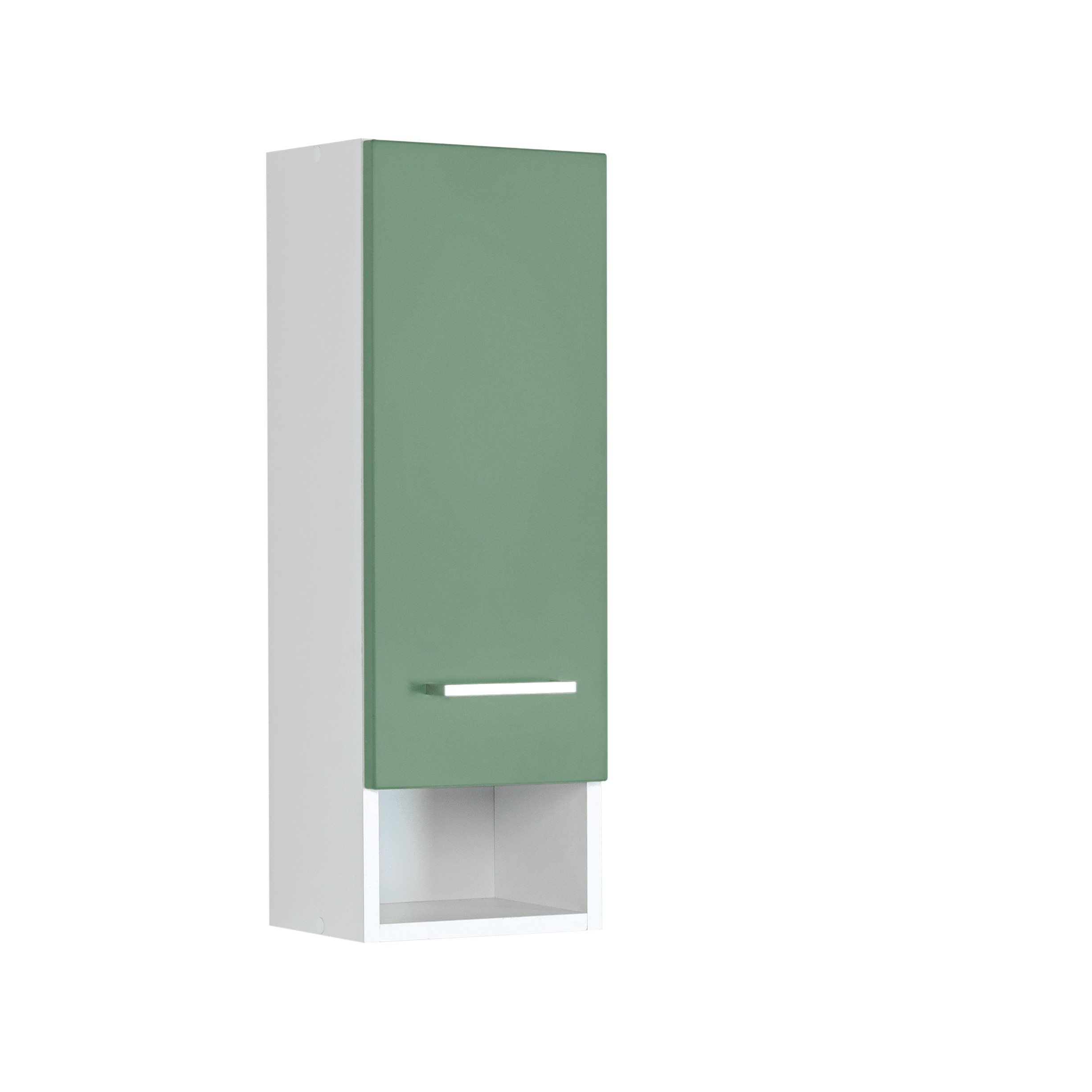Armoire murale Ricca 25cm 1 porte - blanc/vert - Image 12