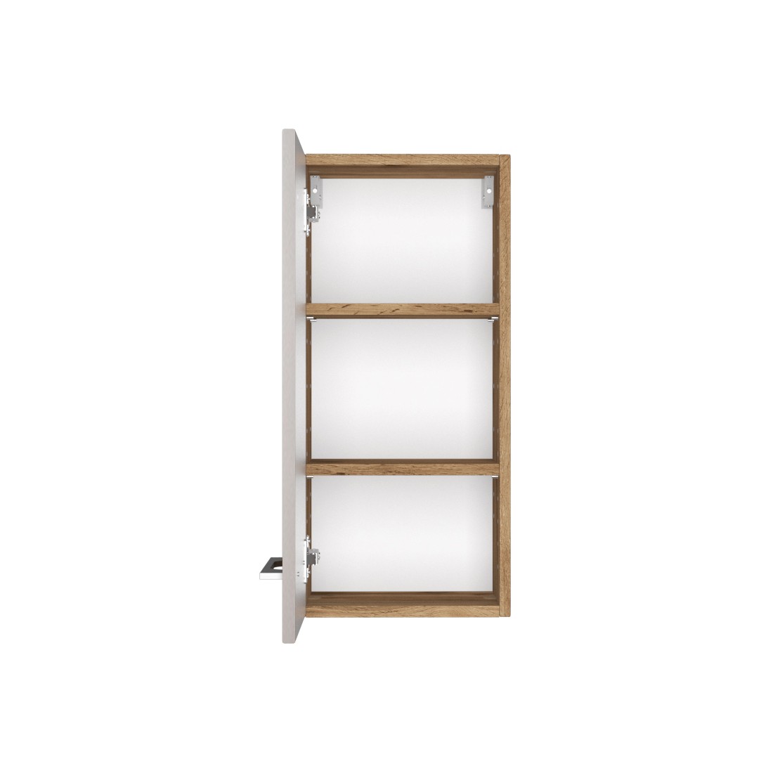 Armoire murale Sefa 30 cm 1 porte - chêne/blanc - Image 8