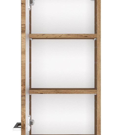Armoire murale Sefa 30 cm 1 porte - chêne wotan - Image 3