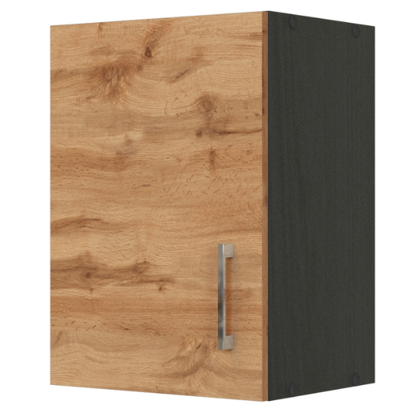 Armoire murale Sorrella 40cm 1 porte - chêne/graphite