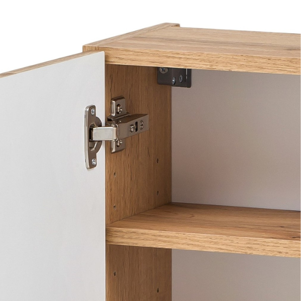 Armoire murale Vikas 40cm 1 porte - chêne - Image 7