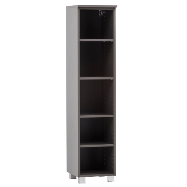 Armoire ouverte Karan 30x35x130cm - anthracite - Image 9