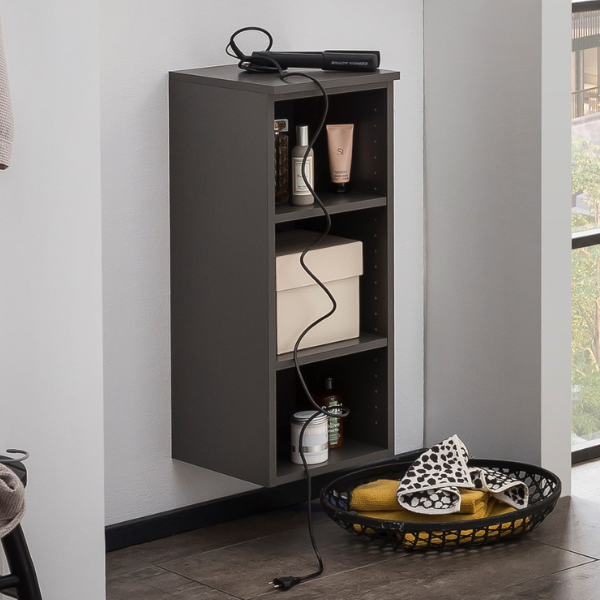 Armoire ouverte Karan 30x35x79cm - anthracite