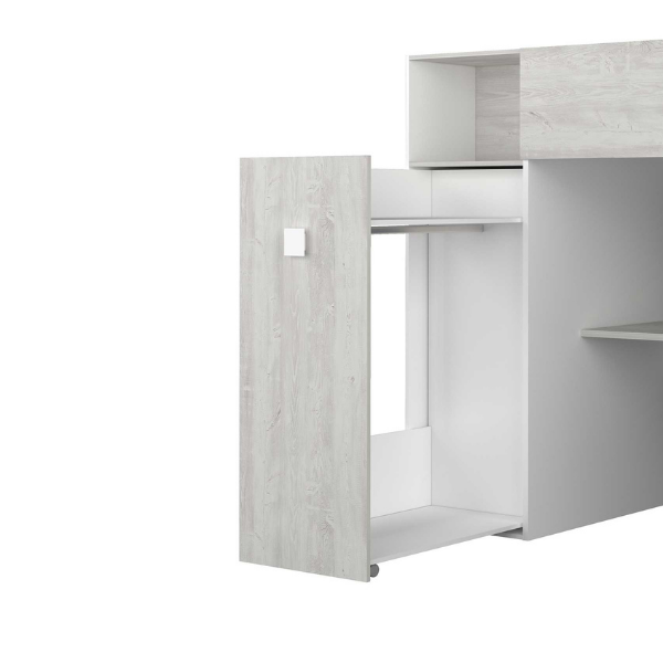 Armoire pour lit mezzanine Jet - blanc - Image 12