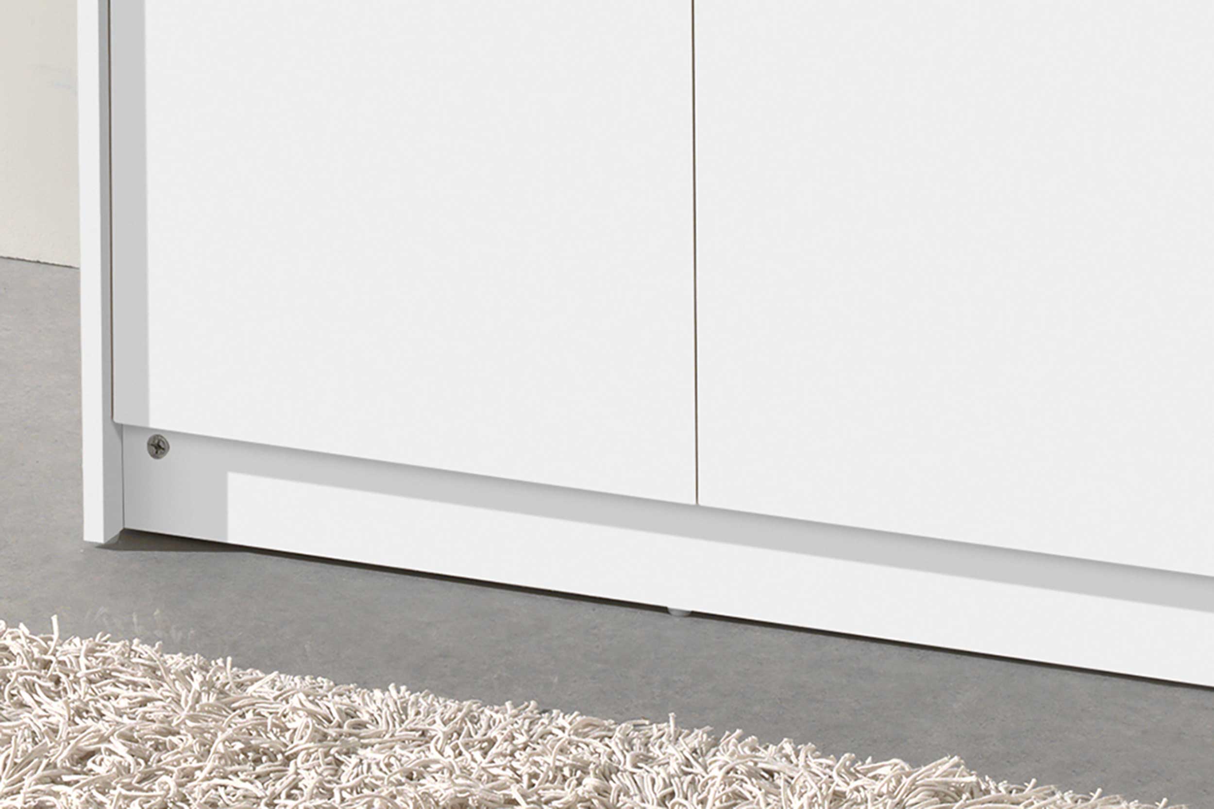 Armoire Ray 80cm avec 2 portes - blanc - Image 3