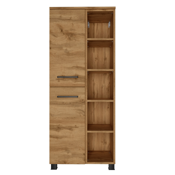 Armoire salle de bain Malvo 55cm 2 portes - chêne - Image 12